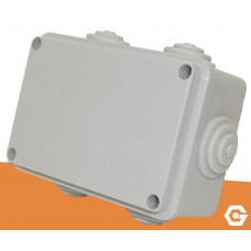 *CLEARANCE*  120mm X 80mm X 50mm Rectangular Junction box IP55 with knockouts